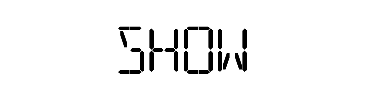 16 Segments  Free Fonts Download