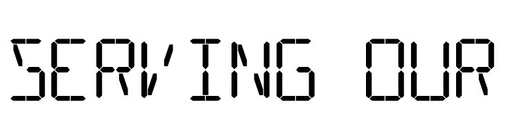 16 Segments  Free Fonts Download