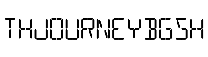 16 Segments  Free Fonts Download