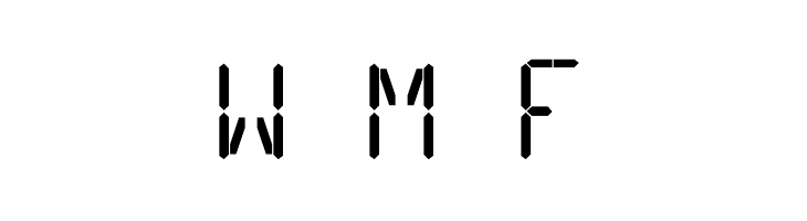 16 Segments  Free Fonts Download