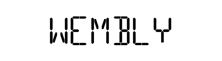 16 Segments  Free Fonts Download