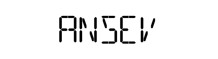 16 Segments  Free Fonts Download