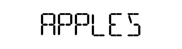 16 Segments  Free Fonts Download