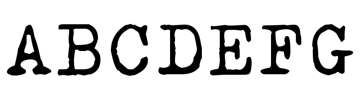 zai Olivetti-Underwood Studio 21 Typewriter  Free Fonts Download