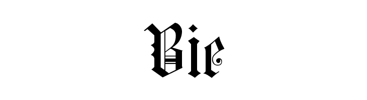 Church Text b  Free Fonts Download