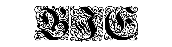 Renaissance-Initialen  Free Fonts Download
