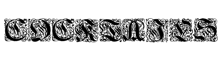 Renaissance-Initialen  Free Fonts Download