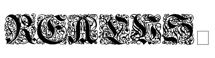 Renaissance-Initialen  Free Fonts Download