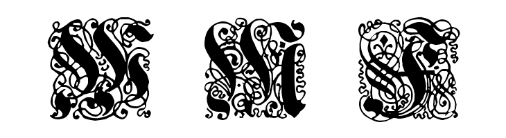 Renaissance-Initialen  Free Fonts Download