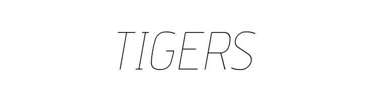 Hyperjump-HairlineOblique  Free Fonts Download