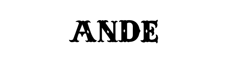 Anderson Four Feather Falls  Free Fonts Download