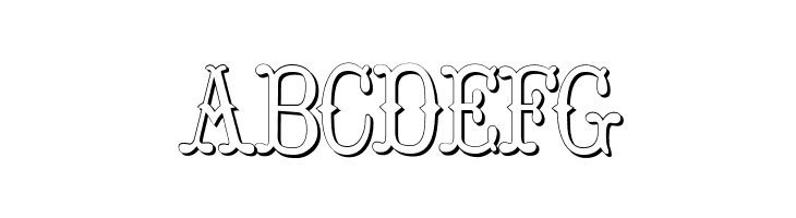 Hoedown Shadow  Free Fonts Download