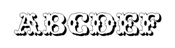 Wild West Shadow  Free Fonts Download