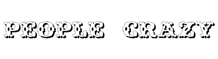 Wild West Shadow  Free Fonts Download