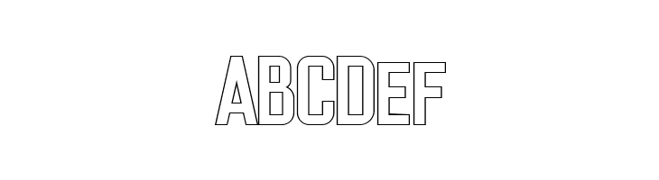 Cheapsman Free Outline Regular  Free Fonts Download