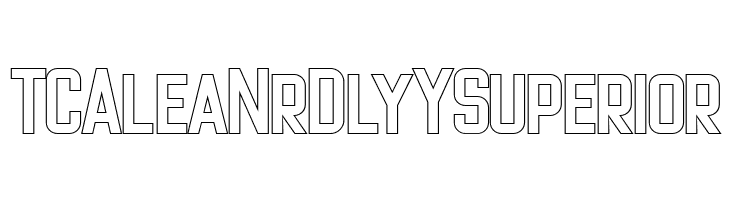 Cheapsman Free Outline Regular  Free Fonts Download