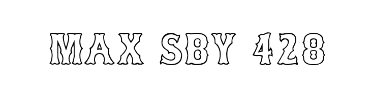 Bosox Outline  Free Fonts Download