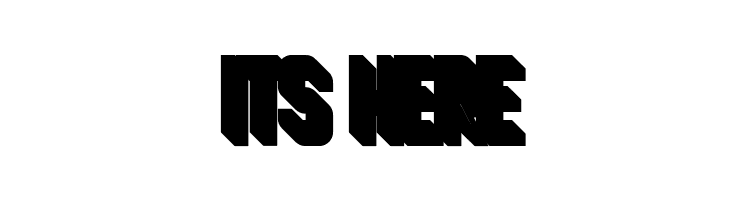 Cheapsman Free Extruded Regular  Free Fonts Download