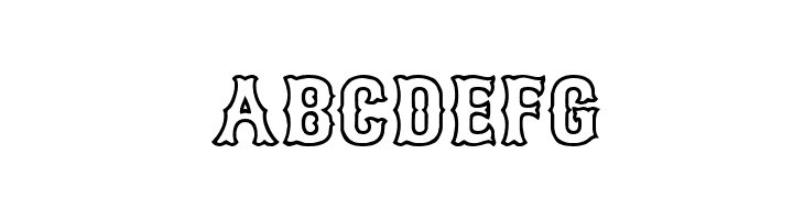 Bosox Outline Heavy  Free Fonts Download