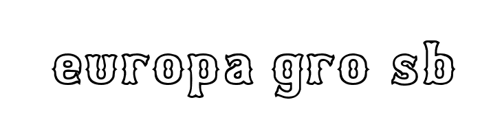 Bosox Outline Heavy  Free Fonts Download