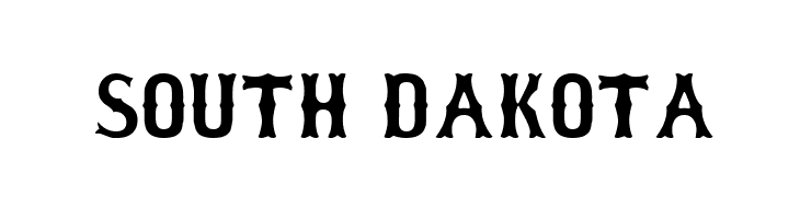 SOUTH%2BDAKOTA Bosox Font