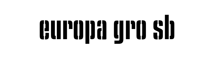 KenyanCoffeeStencilSb-Regular  Free Fonts Download