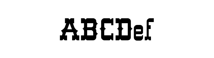 Western Normal  Free Fonts Download