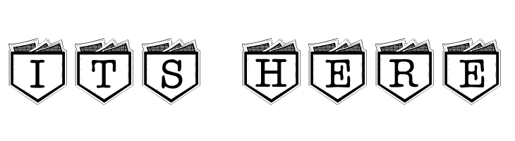 101! In My Pocket  Free Fonts Download