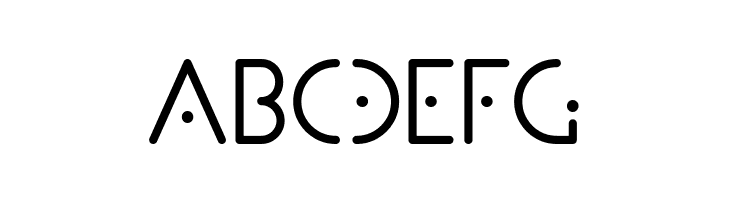 Dottera Regular  Free Fonts Download