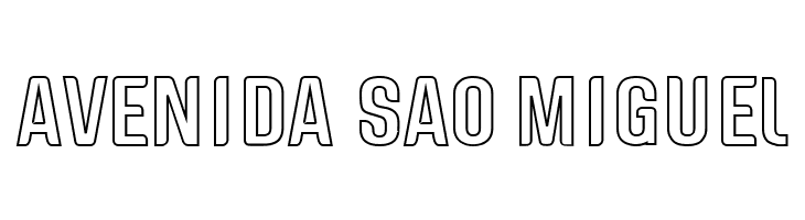 Genghis Khan Medium Outline  Free Fonts Download