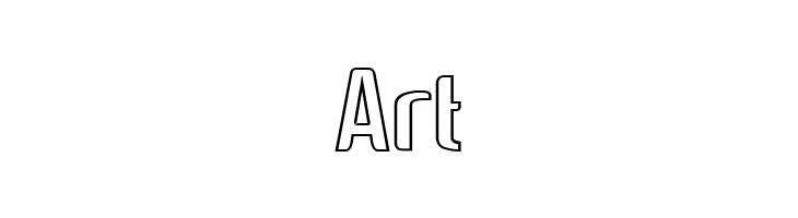 Genghis Khan Medium Outline  Free Fonts Download