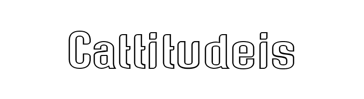 Genghis Khan Medium Outline  Free Fonts Download