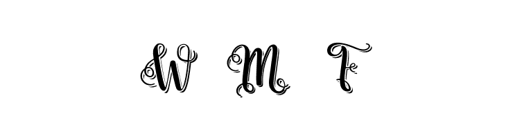 SwirlyLettersRegular  Free Fonts Download
