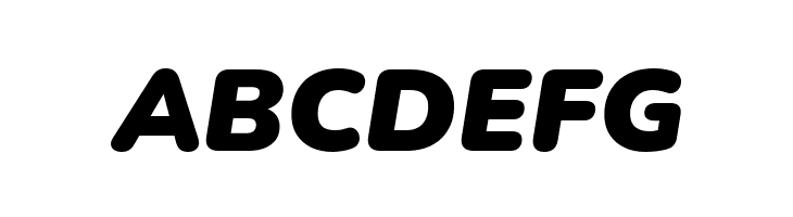 Nunito Heavy Italic  Free Fonts Download