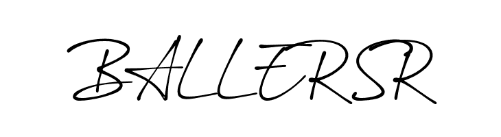BallpointSignature  Free Fonts Download