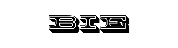 Madrid Filled 3D Regular  Free Fonts Download