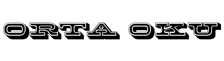 Madrid Filled 3D Regular  Free Fonts Download