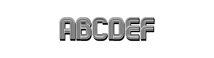 Atomic Number Regular  Free Fonts Download