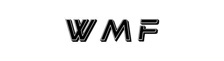 Progress 3D Italic  Free Fonts Download