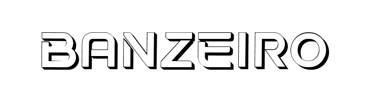 Progress 3D Hollow Regular  Free Fonts Download