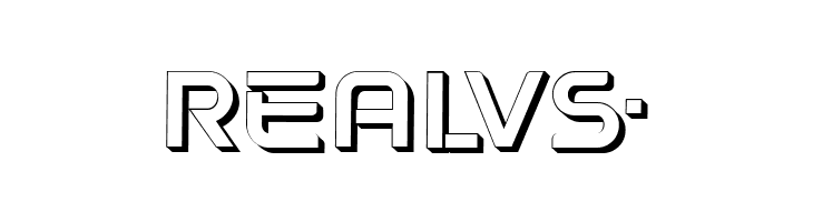 Progress 3D Hollow Regular  Free Fonts Download