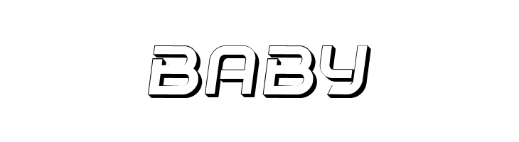 Progress 3D Hollow Italic  Free Fonts Download