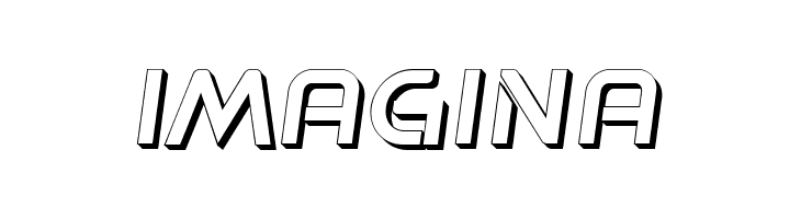 Progress 3D Hollow Italic  Free Fonts Download