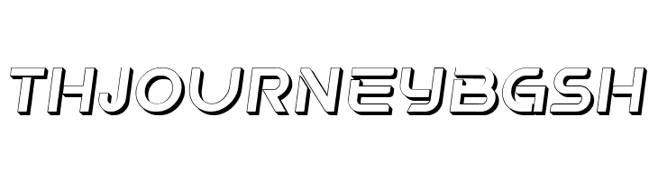 Progress 3D Hollow Italic  Free Fonts Download