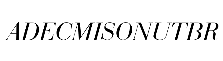 Bedini  Italic  Free Fonts Download