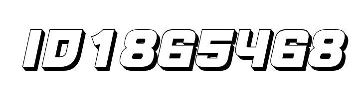 Archigadget 3D Italic  Free Fonts Download