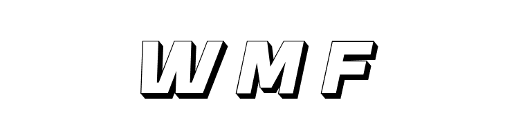 Archigadget 3D Italic  Free Fonts Download