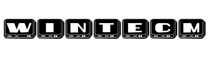 Nouveau Flat Negative Regular  Free Fonts Download