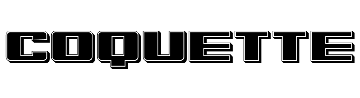 Bulksans 3D Filled  Free Fonts Download