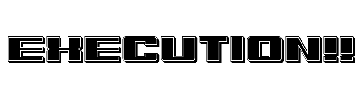 Bulksans 3D Filled  Free Fonts Download